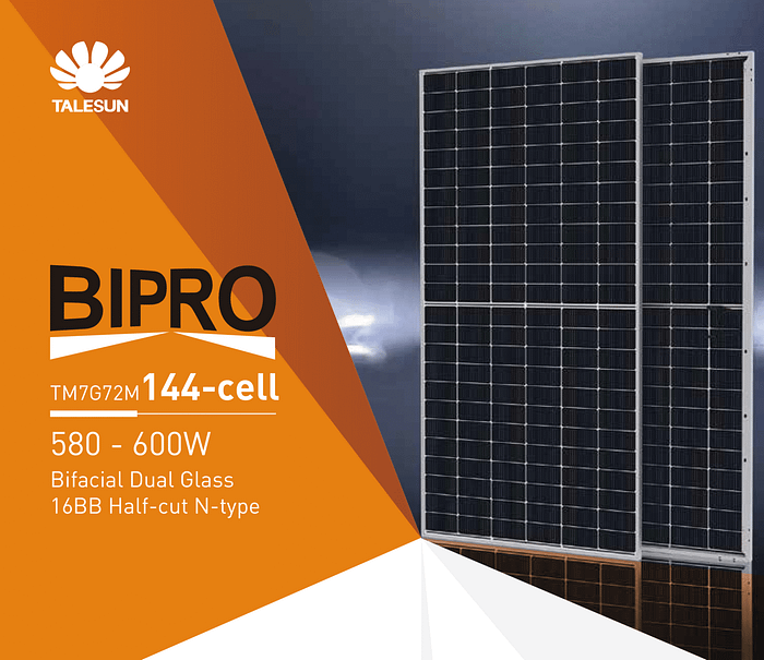 BIPRO TM7G72M 144-cell Solar Panel